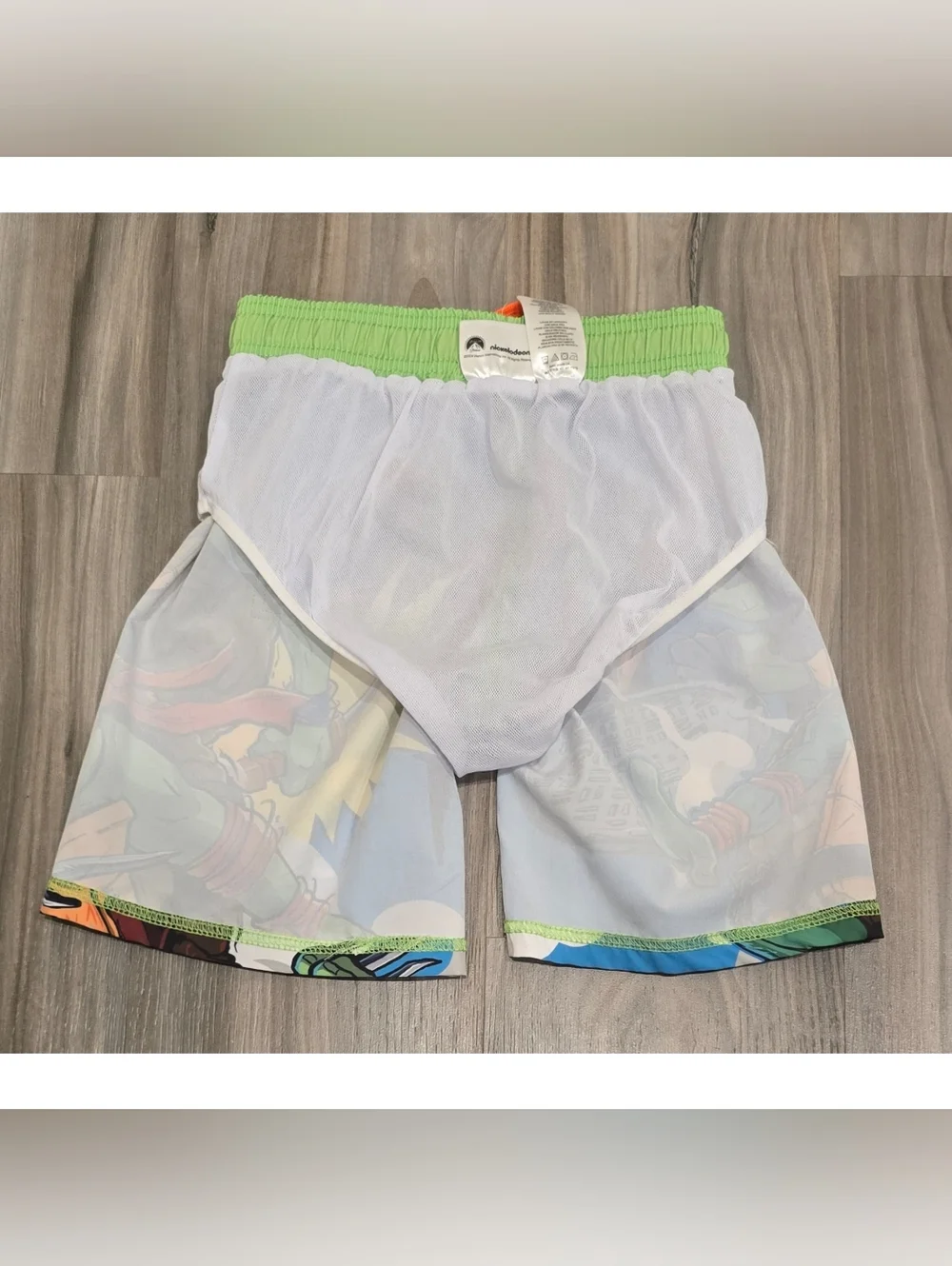 Teenage Mutant Ninja Turtles Boys Swim Trunks Size 8 Nickelodeon Graphic Shorts